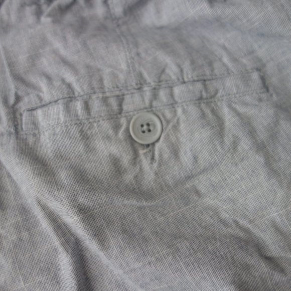 H&M L.O.G.G. Label of Graded Goods Gray with Blue 100% Cotton Size M Shorts - Picture 10 of 15